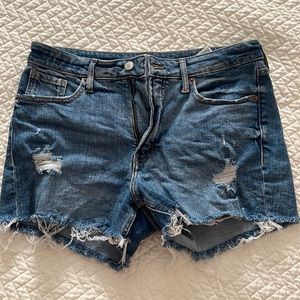 Denim shorts
